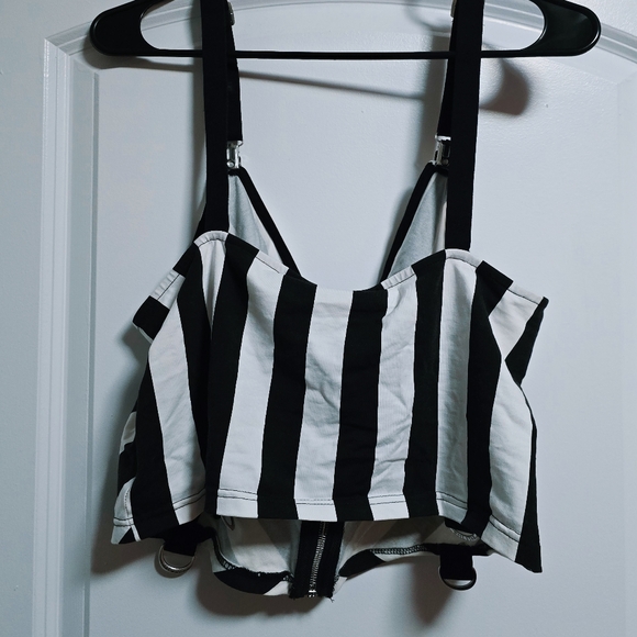 KILLSTAR Stripe O Negative Top - Picture 6 of 6